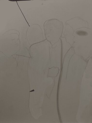 The Donald, 24 tekeningen op plaatmateriaal, 21 x 30 cm, Fort bij Asperen, 2018