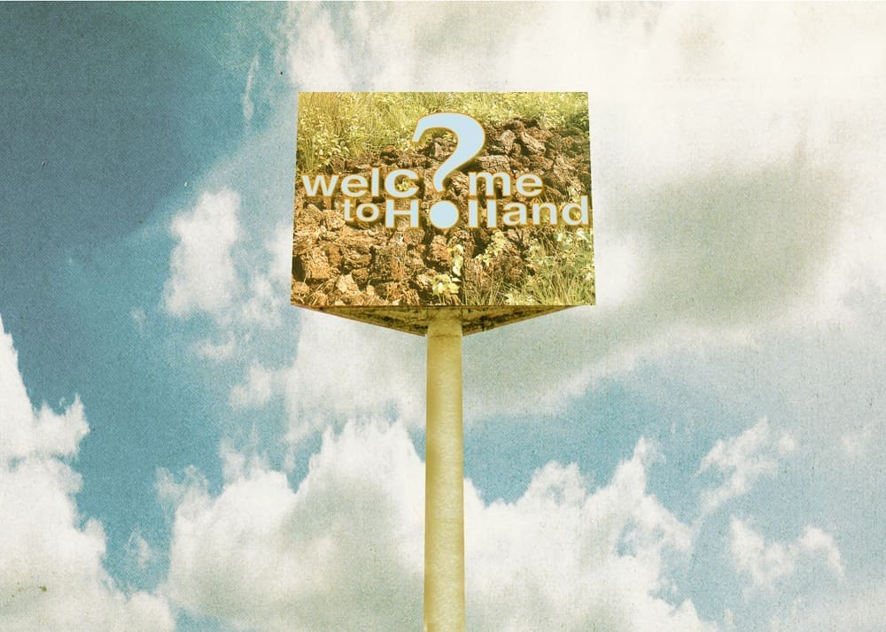 Welcome to Holland Welcome to Holland, schetsvoorstel ontwerpwedstrijd, artist impression, niet uitgevoerd, 2003