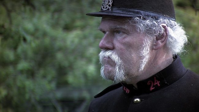 Still uit een van de films van de Stelling Tour