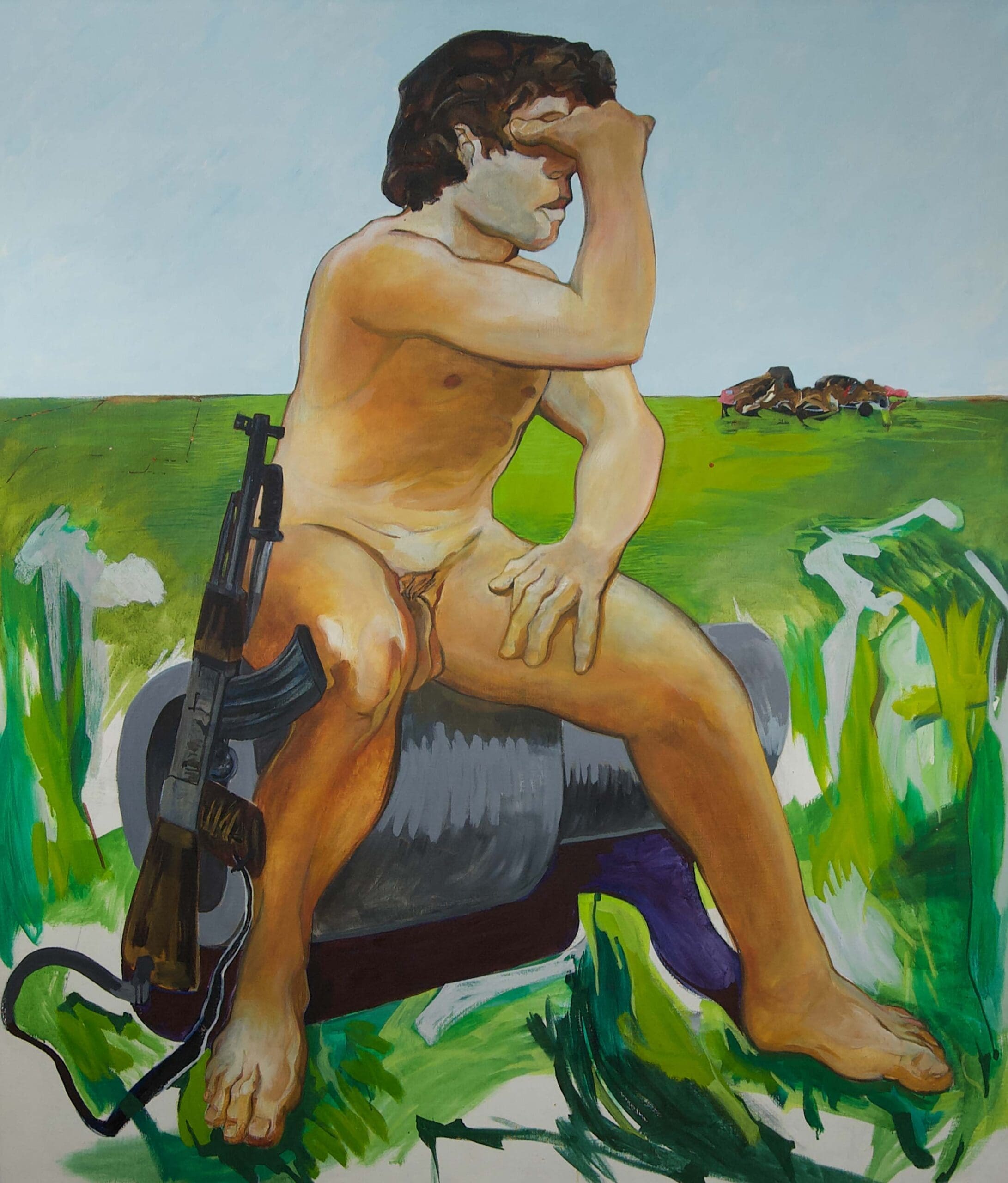 De krijger De Krijger | Olieverf op doek | 140 x 120 cm