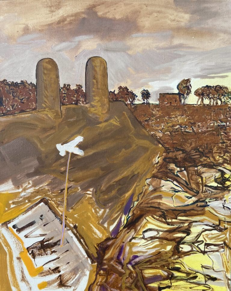 Deze afbeelding toont het schilderij “De Beer”.