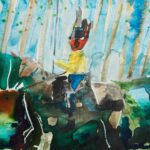 Syncope schilderij 02 cavalerie documentaire installatie figuratie compositie