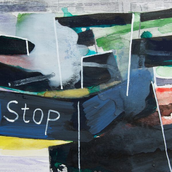 Syncope schilderij 29 vredesdemonstratie documentaire installatie figuratie compositie