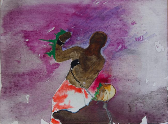 Syncope schilderij 46 colonial documentaire installatie figuratie compositie